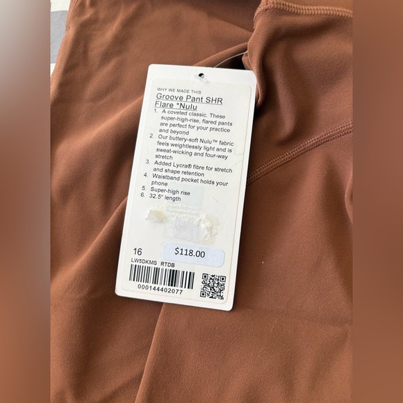 LULULEMON Groove Nulu Super High Rise Flared Women's High-Waisted Yoga Pants NWT - Picture 3 of 5